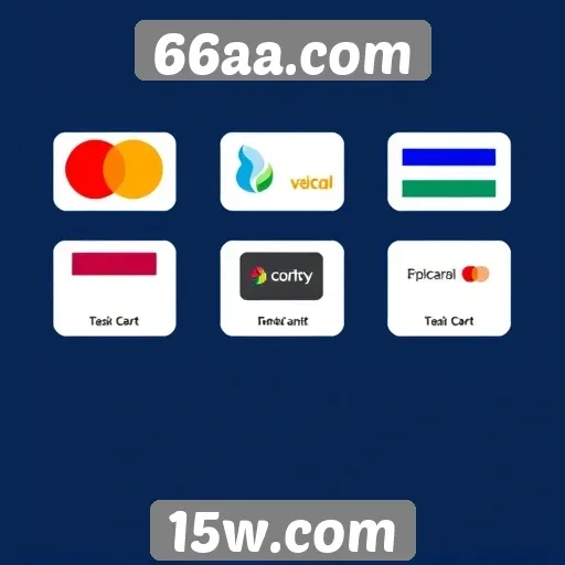 Exploração dos métodos de pagamento no 66aa.com